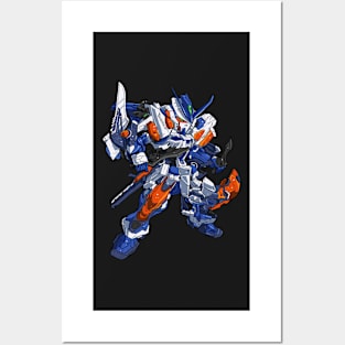 Astray Blue Frame Gundam Deform Posters and Art